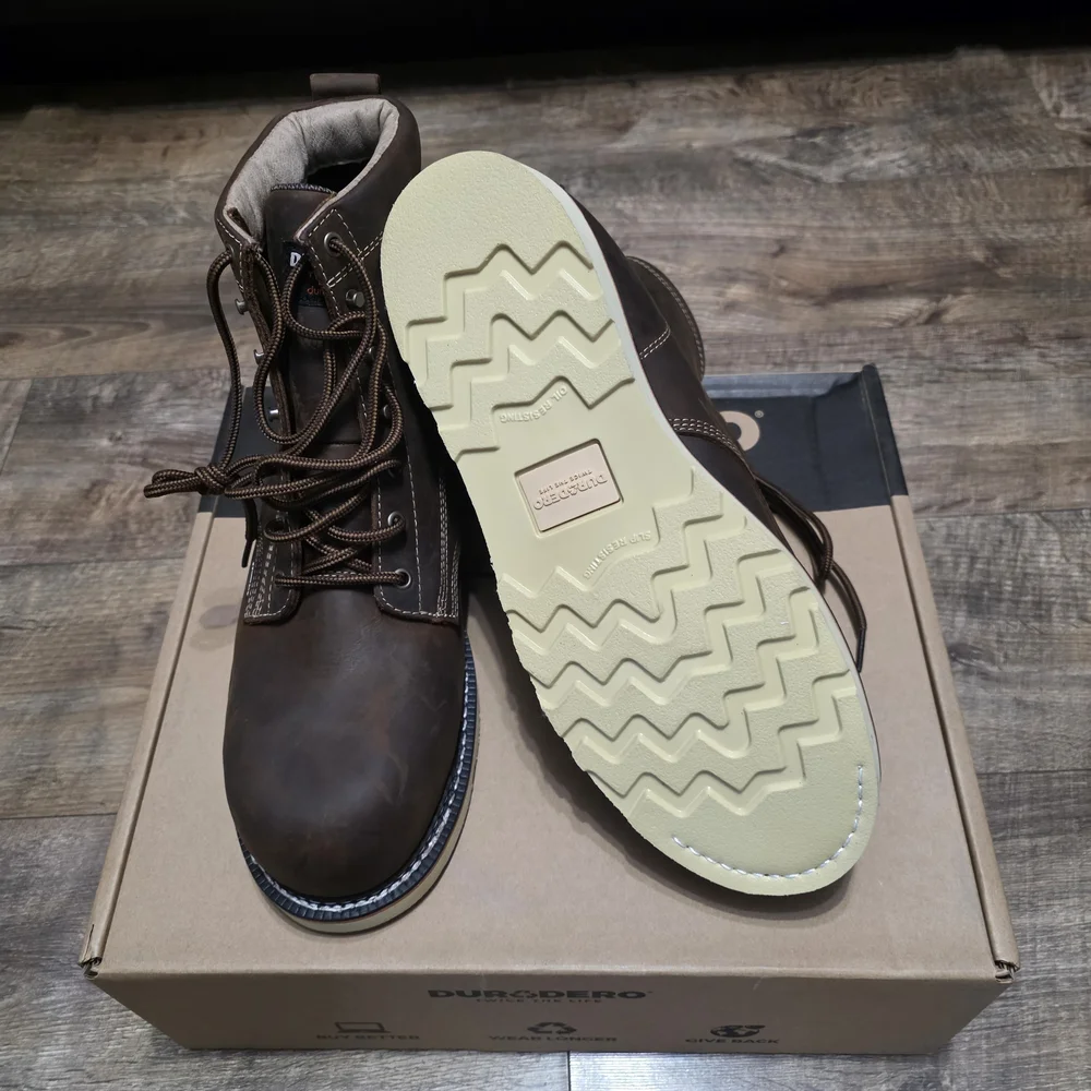 Durodero Steeltoe  Leather Boots Men Size 12